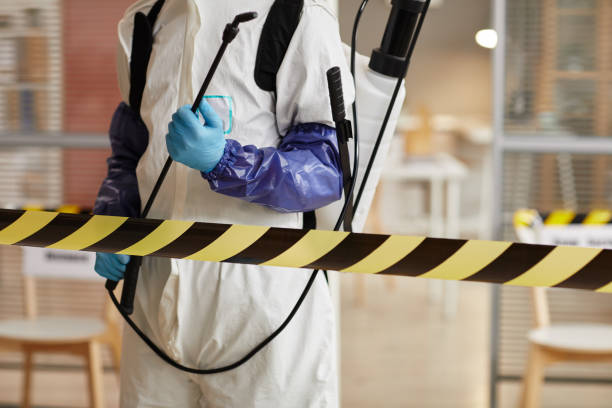 Professional Biohazard Cleanup technician working in Whitewater, WI